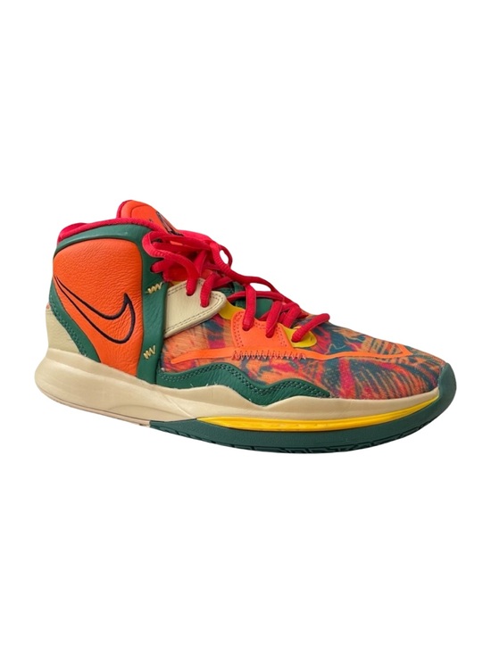 Nike Shoes - Nike Kyrie Infinity Green Safety Orange Sesame basketball high top sneakers